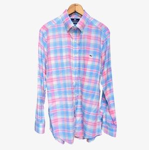 Vineyard Vines Oxford by Shep & Ian Style Slim Fit Tucker Shirt Men's MEDIUM